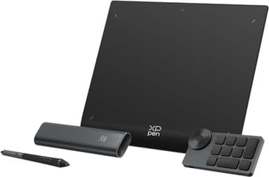 XPPen Tavoletta grafica Bluetooth Deco Pro LW 2nd da 11x7 pollici, penna digitale 16K livelli di pressione, Telecomando wireless di scelta rapida, per Disegno Digitale, Montaggio video, Animazione