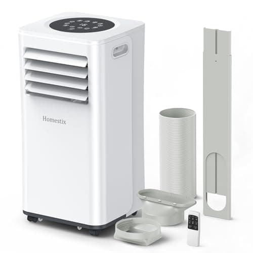 Condizionatore Portatile 9000 BTU/H, 4-in-1 Climatizzatore Portatile, Ventilatore, Deumidificazione, ventilazione mit Doppio Display Digitale, 24H Timer, Modalità Sleep, Applicabile a 88m³(33㎡)