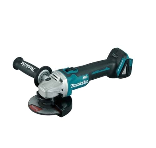 Makita DGA504Z - Mini smerigliatrice a batteria agli ioni di litio da 125 mm BL da 18 V, macchina singola senza caricabatterie o batteria Nero 60 x 450 mm, Nero