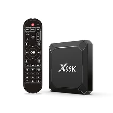Android TV Box 13.0, ADDCOLOR X98K TV Box 4GB RAM 32 ROM, TV Box with RK3528A Chip Quad Core Arm Cortex A53, Supports OpenGL ES 1.1/2.0 and OpenVG 1.1, 8K HDR 2.4GHz/5GHz WiFi 6 TV Box