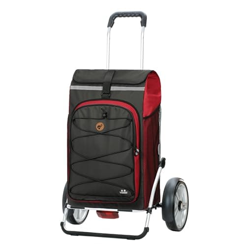 ANDERSEN Royal Shopper Plus Fado 2.1 - Trolley per la spesa, per il tempo libero, formato XXL, in alluminio, pieghevole, con cuscinetti a sfera