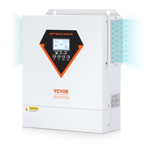 VEVOR Inverter Ibrido da 3500W Convertitore Sole Ibrido 230V CA Onda Sinusoidale Pura Off-Grid con Regolatore di Carica Solare MPPT 60A Integrato, Inverteritore Solare Ibrido Regolatore MPPT Integrato