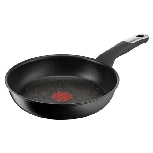 Lagostina Intensive Pro, Padella Antiaderente 24 cm, Rivestimento Titanio Antigraffio, Cottura Rapida e Uniforme, Tecnologia Thermo-Signal, Adatta a Tutte le Fonti di Calore Inclusa Induzione