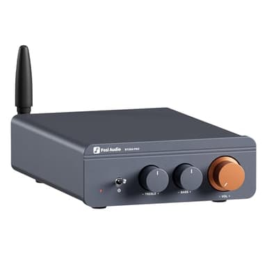 Fosi Audio BT20A Pro Amplificatore Bluetooth5.0, 300Wx2 TPA3255 Mini Amplificatore Audio, Op-Amp Sostituibili, Amplificatore HiFi Stereo Casa Integrato Classe D 2.0 Canali, BT20A Versione Aggiornata