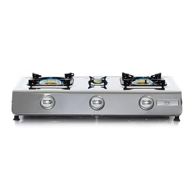 NJ NSD-3 Fornello a Gas 3 Fuochi Piano Cottura Portatile Interna GPL