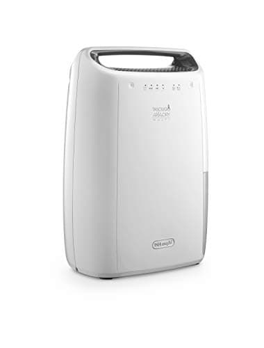 De'Longhi DEX14 Deumidificatore Multifunzione, 14 l/24h, Bianco