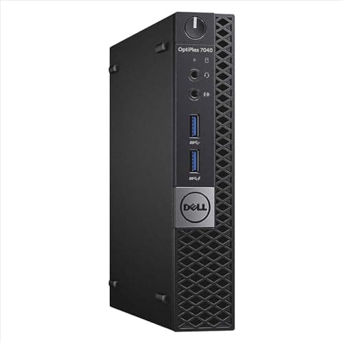 DELL Optiplex 7040 Micro Mini PC Intel Core i5 6th, RAM 16 GB DDR4, Solid State Drive SSD 128 GB, Intel HD Graphics, WiFi USB, HDMI, USB 3.0, Windows 11 Pro (Ricondizionato)