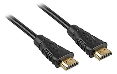 PremiumCord Cavo HDMI 4K Ad Alta Velocità M/M, 10,2 Gbps con Ethernet, Compatibile Video 4K@30Hz, Full HD 1080P, Deep Color, 3D, ARC, HDR, Dolby TrueHD, Connettori Placcati Oro, Nero, 10 m