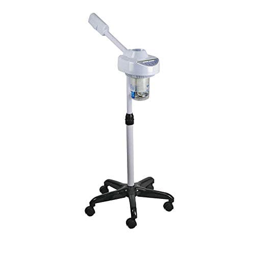 Beltom® VAPORIZZATORE FACCIALE DIGITALE CON OZONO PER PULIZIA VISO 750 W. STATIVO REGOLABILE A 5 RAZZE E BECCUCCIO PER OLII ESSENZIALI ESTETISTA ESTETICA BELLEZZA