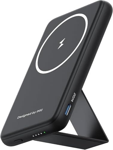 INIU for Magsafe Power Bank, Mini 5500mAh 20W PD Magnetico Powerbank Ricarica Rapida with USB C in & Out, Caricatore Portatile Compatibile con iPhone 16 15 14 13 12 Pro Max Mini and MagSafe Case