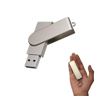 64g Mini Registratore Vocale Registratori Vocali Portatili Piccoli Micro Registratori Vocali Portatile invisibili ad Attivazione Vocale,USB Stick Registratore di Suoni Per Meeting, Classe