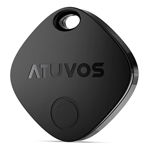 ATUVOS Smart Air Tracker Tag 1 Pezzo, Bluetooth Localizzatore Compatibile con Apple Dov'è (solo iOS, Android non supportato), Trova oggetti e chiavi, Bagagli/Valigie/Portafogli, Batteria Sostituibile.