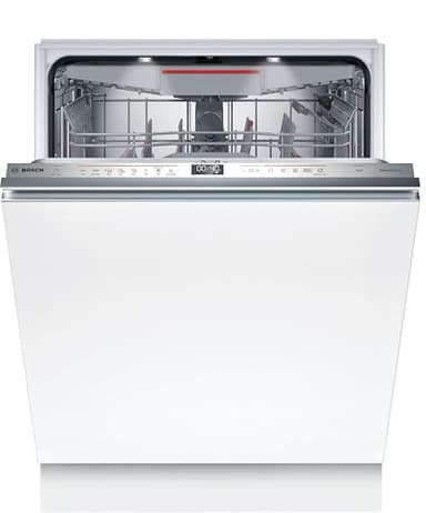 Bosch SMV6ECX10E Serie 6, Lavastoviglie da incasso a scomparsa totale, Home Connect, Extra Clean zone: lavaggio intenso per lo sporco più ostinato, Diagnostica da remoto, EmotionLight, 60 cm