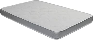Fusion Materassi - Materasso Piazza e Mezza Ortopedico 120x190 altezza 10 cm, rivestimento in aloe vera, altamente traspirante, anallergico e adatto a qualsiasi tipo di utilizzo. (120 x 190, 10)