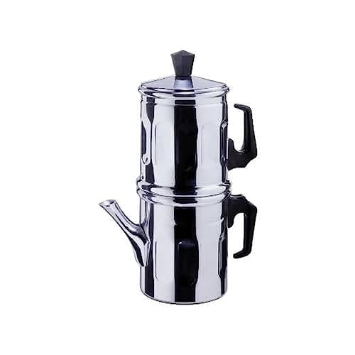 ILSA Caffettiera Napoletana Diamante, Alluminio, Tazze 3, cl 25