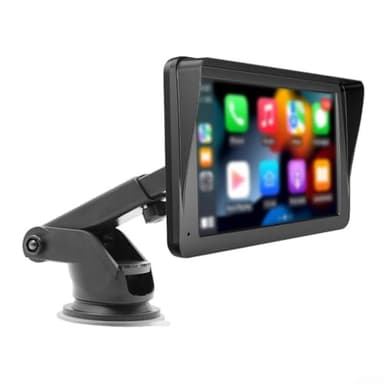 Monitor multimediale per auto con touch screen da 7 pollici per integrazione wireless con per Carplay e Auto
