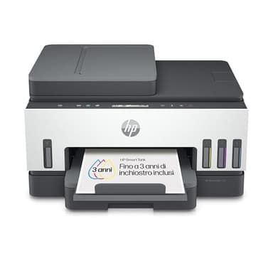 HP Smart Tank Plus 7305 AiO 28B75A, Stampante Multifunzione a Colori, Serbatoio d'Inchiostro ad Alto Volume di Stampa, Fino a 12000 Pagine (Nero) e 8000 Pagine (Colore), F/R Automatica, Wi-Fi , Grigia
