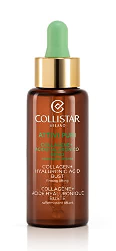 Collistar Attivi Puri Collagene + Acido Ialuronico Seno, Trattamento Urto che ridensifica, ricompatta la pelle e previene le smagliature, Ottimo per seno rilassato, Liquido, 50 ml