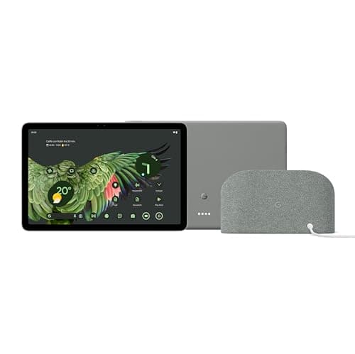 Google Pixel Tablet con Base di ricarica – Tablet Android con schermo da 11 pollici e batteria a lunghissima durata – 8 GB di RAM – 256 GB di spazio di archiviazione – Grigio verde