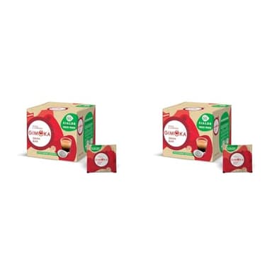 Gimoka - Compatibile Per Easy Serving Espresso - Cialde Ese 44-50 Cialde - Gusto GRAN BAR INTENSO - Intensità 12 - In Carta Compostabile (Confezione da 2)