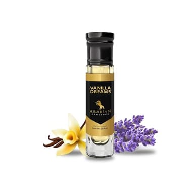 FR99 VANILLA DREAMS Profumo in olio per lei, flacone roll-on da 6 ml, Arabian Opulence, Dolce/Vaniglia/Talco/Balsamico/Cremoso