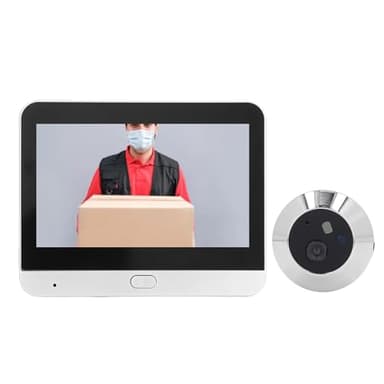 Pyhodi Spioncino per Porta 'appartamento, 1080P WiFi Spioncino per Porta Videocitofono Telecamera con Monitor per, Schermo LCD da 4,3 Pollici Rilevamento Movimento Spioncino