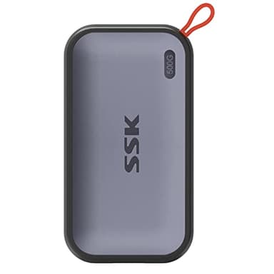 SSK SSD NVME portatile da 500 GB, velocità di trasmissione estrema fino a 1050 MB/s Unità a stato solido esterna USBC 3.2 Gen2 SSD esterno per PS5, xBOX, laptop, MacBook/Pro/Air e altro