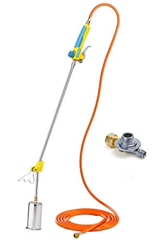 Gloria Thermoflamm BIO Professional Plus Set - diserbante Gas | Potente & Durevole | per Grandi Aree | Collegamento bombola Gas compresso | per Giardino e marciapiedi Senza Erbacce