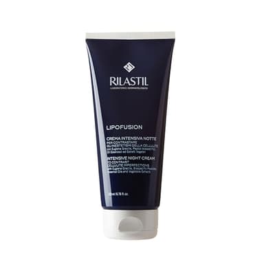 Rilastil Lipofusion Crema Intensiva Notte, Trattamento Cellulite, Texture Leggera e Idratante Confezione da 200 ml