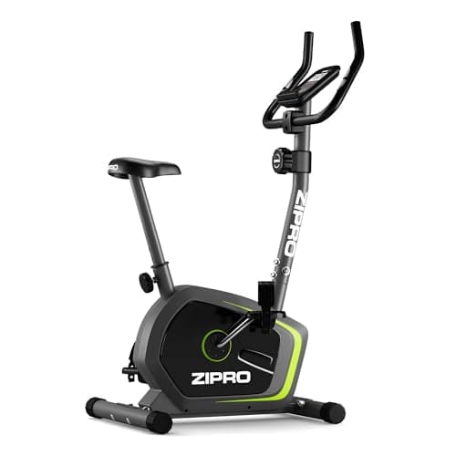 Zipro Cyclette Drift, Fitness Bike Ergometrico, Trainer Magnetico per Bicicletta, Ergometro fino a 120 kg, Bici da Interno, Cyclette per Allenamenti Domestici, Batteria Operata