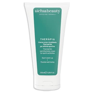 Crema corpo riscaldante 200ml | Rimedio naturale contro dolori articolari e muscolari | Ideale per chi pratica sport | Ischia Thermal Dol