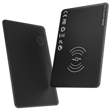 WAFTING Wallet Tracker Card, Ricaricabile senza fili Smart Localizzatore portafoglio compatibile con Apple Dov'è (solo iOS), Air Bluetooth tag Trova Oggetto per etichette per bagagli, Valigia (1 Pack)