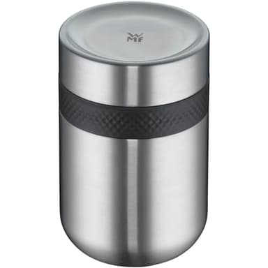 WMF my2Go, contenitore termico da 300 ml e contenitore aggiuntivo da 200 ml, ecologico, in acciaio inox Cromargan opaco, lavabile in lavastoviglie