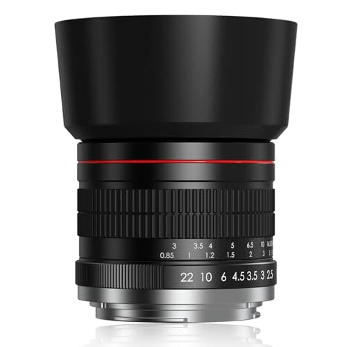 Obiettivo verticale 85 mm f1.8 – RF obiettivo messa a fuoco manuale per fotocamera mirrorless Canon EOS R/Ra/RP/R3/R5/R5 C/R6/R6 Mark II/R7/R8/R10/R50/R100