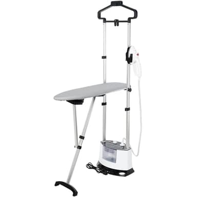 Bamboosang Ferro da Stiro Verticale a Vapore : 1400W Stiratrice Verticale con Flusso di Vapore da 95g/min Serbatoio da 1,6L 12 Regolazioni del Vapore Spazzola a Vapore per Stirare per Tutti i Tessuti
