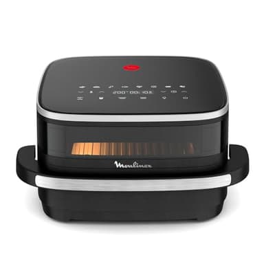 Moulinex Easy Fry XL Surface, Friggitrice ad Aria XL con Cestello Antiaderente e Finestra di Osservazione, 1,5 Kg, Tecnologia Extra-Crisp e Doppia Resistenza, Cottura fino a 230°, AL4018