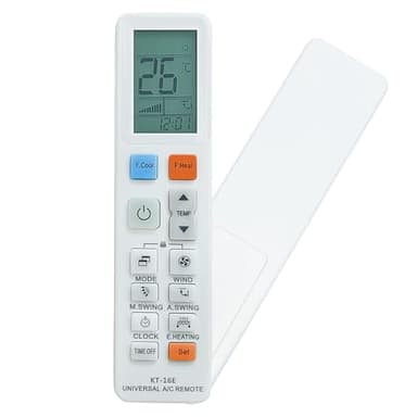 Telecomando Universale per Condizionatori d'aria,KT-16E A/C Telecomando di Ricambio per Condizionatori d'aria di Refrigerazione/Riscaldamento per Mitsubishi LG Samsung Gree Mitsubishi Fujitsu ecc.