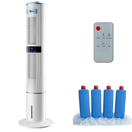 Diloc Radiatore Raffrescatore ad aria con raffreddamento ad acqua, aria condizionata mobile, ventilatore da 5l umidificatore aria condizionata senza tubo senza unità esterna Professionale