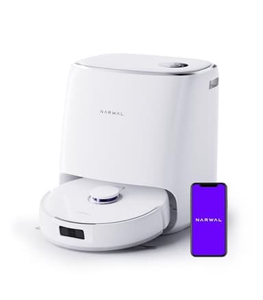 NARWAL Freo X Ultra Robot Lavapavimenti e Aspirapolvere, Autopulente, 8200 Pa, Zero-Grovigli, DirtSense™, Stazione Base tutto-in-uno, Sensori Laser Robot Aspirapolvere