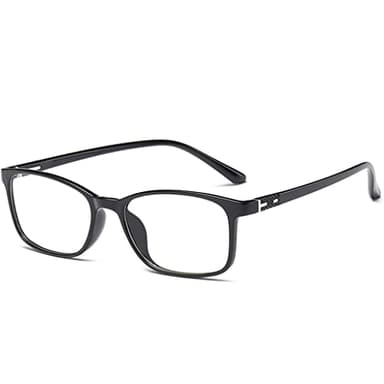 ANRRI Occhiali Luce Blu con Anti UV Eyestrain Occhiali Anti Luce Blu per PC, Tablet, Gaming e TV Uomo Donna Nero