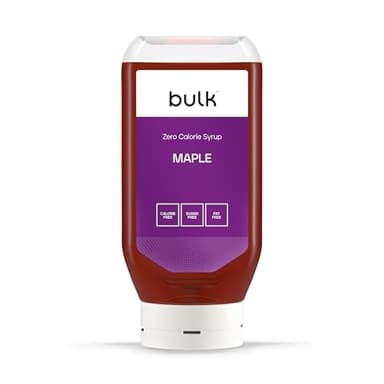 Bulk Sciroppi senza calorie, Senza zucchero, Maple Syrup, 400ml, 80 porzioni