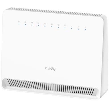 Cudy LT700E Modem Router Sbloccato 4G LTE Cat 6 Gigabit con Slot per Scheda SIM, 2 CA, AC1200 WiFi, SMA, OpenVPN, Wireguard, IPsec, VPN