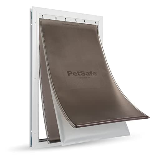 PetSafe Gattaiola per Condizioni Meteo Estreme in alluminio ad Alta Efficienza Energetica per Cani e Gatti - Sistema Flap Isolato - Telaio Resistente, molto grande (XL)