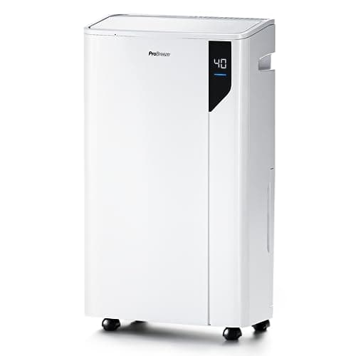 Pro Breeze Deumidificatore a compressore da 20l al giorno - Efficiente dal punto di vista energetico, modalità assciugatura, e indicatore di umidità, filtro dell'aria a carbone per muffa e umidità
