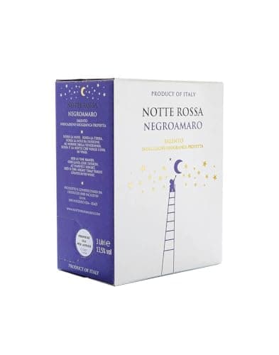 Salento IGP Negroamaro Notte Rossa 3 ℓ, Bag in Box
