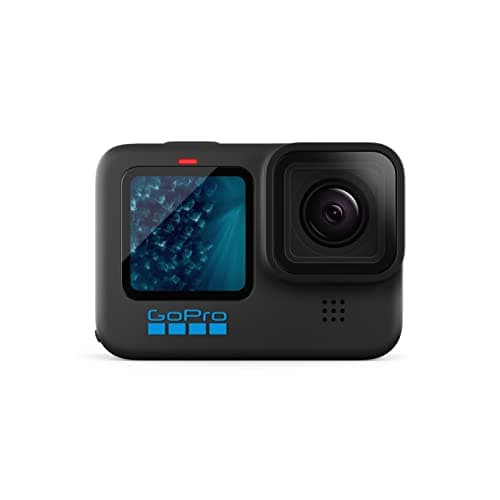 GoPro HERO11 Action Cam Impermeabile, Con Video Ultra HD 5.3K60, Foto da 27 MP, Sensore di immagine da 1/1,9", Streaming live, Webcam, Stabilizzazione, Nero