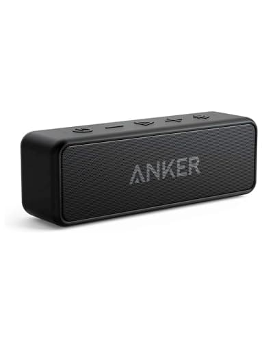 Anker soundcore 2 Cassa Bluetooth Portatile con Suono Stereo 12W, Bluetooth 5, BassUp, IPX7, 24h, Associazione Stereo WiFi, per Casa, Esterno, Viaggi