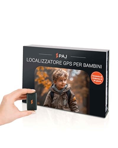 PAJ GPS - PEOPLE Finder 4G Mini GPS Tracker per Bambini, Anziani e Oggetti - Durata Batteria fino a 5gg - Mini Localizzatore, con notifiche Impostabili via App e Allerte in Tempo Reale