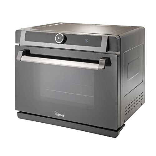 Bimar B400 Forno Elettrico Digitale a Vapore Ventilato da 40 litri in Acciaio Inox, Friggitrice ad Aria Calda XXL, Frittura senza Olio, Cuoce a Bassa Temperatura, Air Fryer, 31 Programmi di Cottura