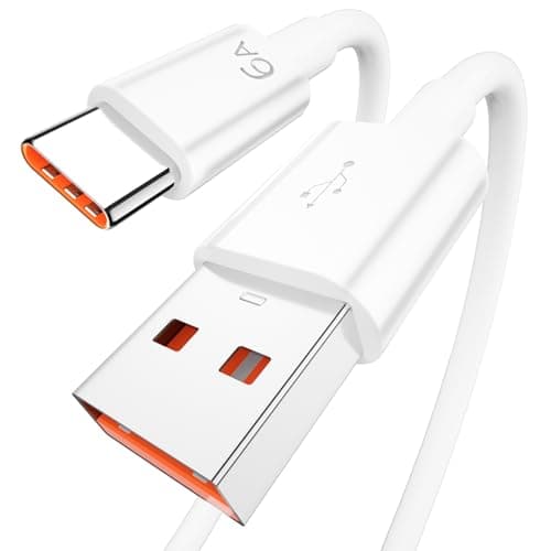 Cavo USB Type-C 1M,100W Cavo USB C 6A Supercharge Cavo di Ricarica per HUAWEI HONOR Magic6 Lite 90 Lite 200 Lite 5G,Ricarica Rapida Cavo per Huawei Supercharge per Huawei Pura 70 P60 P50 Mate 60 Pro